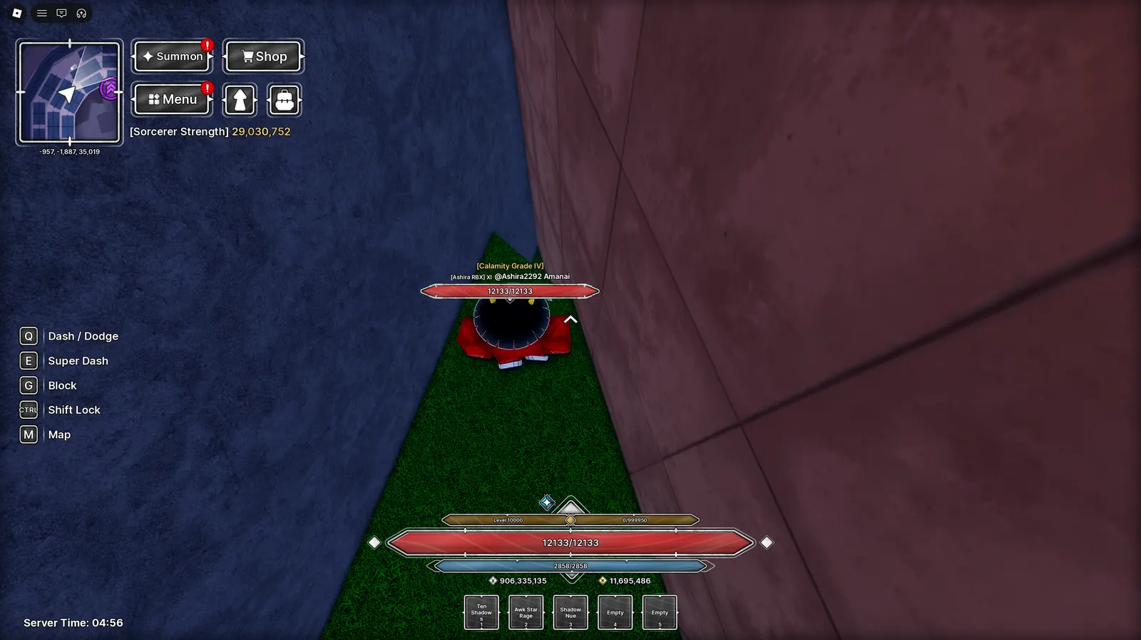 Evolution Scroll location inside the pit